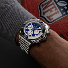 Breitling Super Chronomat B01 44 Buffalo Bills Stainless Steel Watch