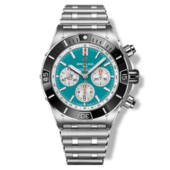 Breitling Super Chronomat B01 44 Miami Dolphins Stainless Steel Watch