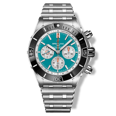 Breitling Super Chronomat B01 44 Miami Dolphins Stainless Steel Watch - Breitling product