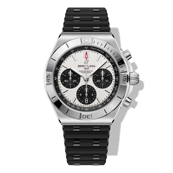 Breitling Chronomat B01 42 Rubber Strap - White Dial