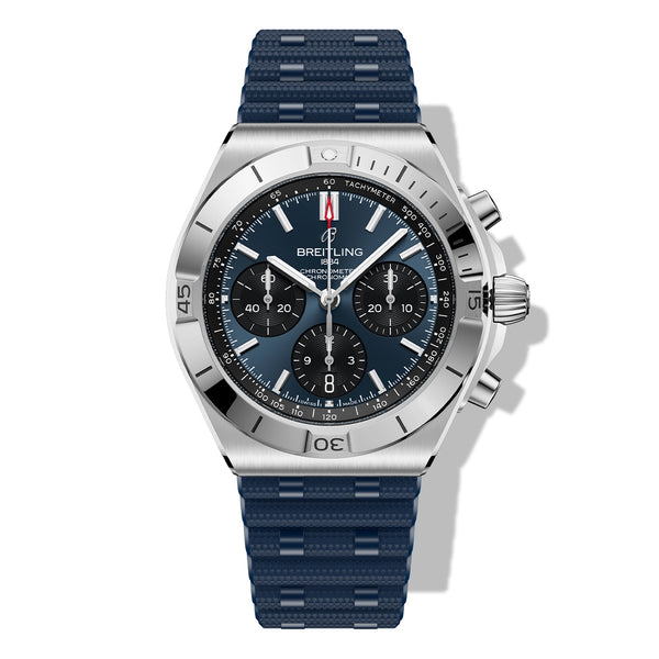 Breitling Chronomat B01 42 Rubber Strap - Blue Dial