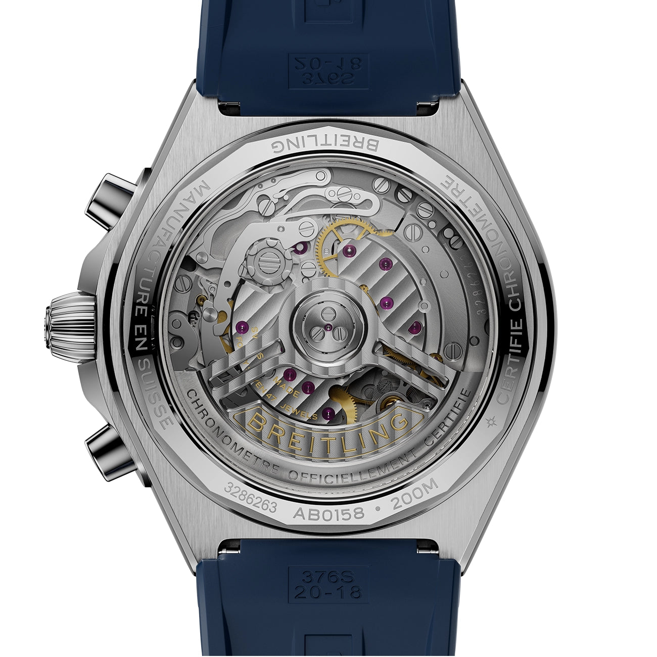 Breitling Chronomat B01 42 Rubber Strap - Blue Dial