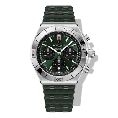 Breitling Chronomat B01 42 Rubber Strap - Green Dial - Breitling product