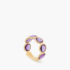 Marco Bicego Jaipur Color Five-Stone Amethyst Band
