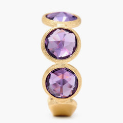 Marco Bicego Jaipur Color Five-Stone Amethyst Band