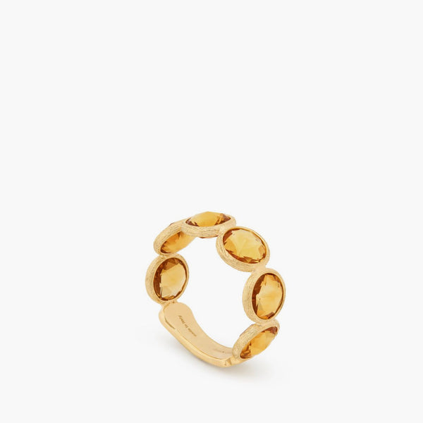 Marco Bicego Jaipur Color Five-Stone Yellow Quartz Band