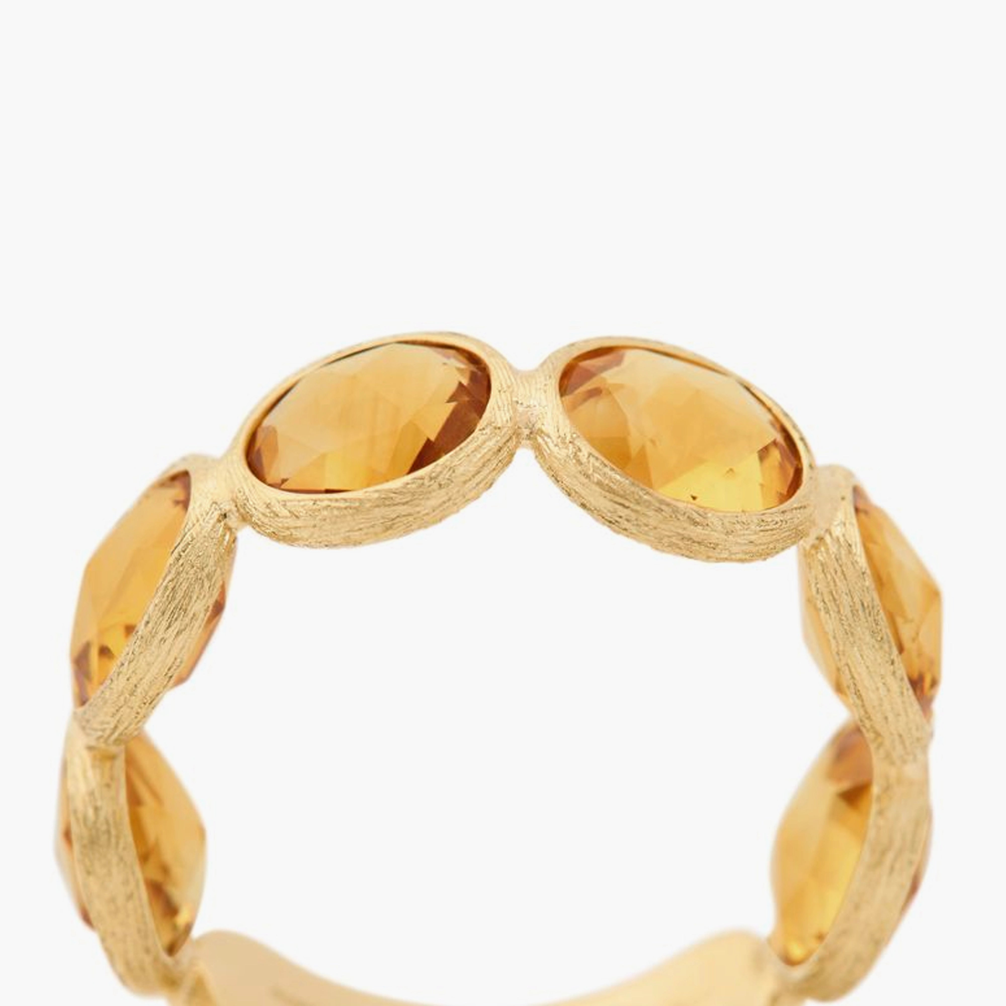 Marco Bicego Jaipur Color Five-Stone Yellow Quartz Band