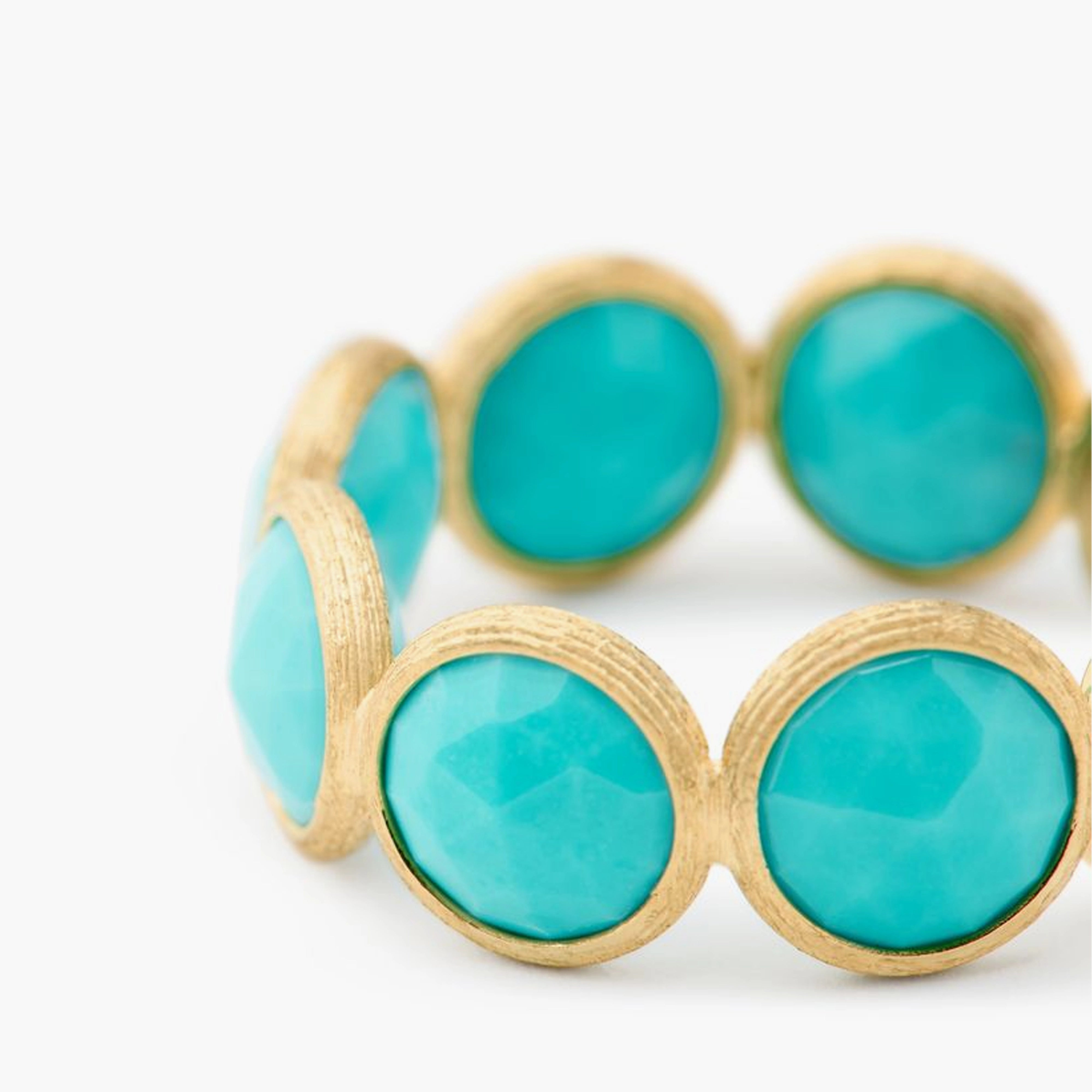 Marco Bicego Jaipur Color Five-Stone Turquoise Band