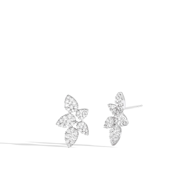 Floral Diamond Stud Earrings - Private Label  product