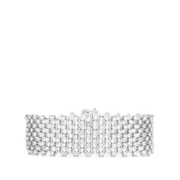 11.50 Carat Silk Mesh Diamond Bracelet