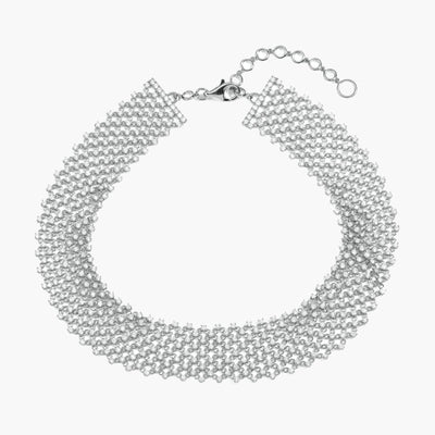 12 Carat Diamond Mesh Choker Necklace - Private Label product