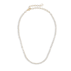 7 Carat Three Cluster Diamond Necklace