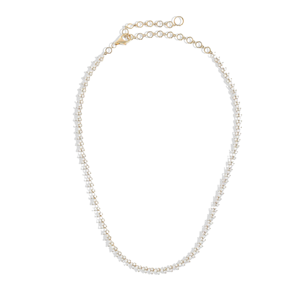 7 Carat Three Cluster Diamond Necklace