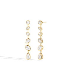 2 Carat Couture Duchess Fancy Shape Diamond Dangle Earrings