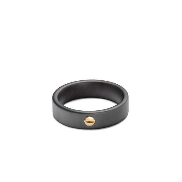 Baraka Cyborg Ceramic Gold Screw Ring