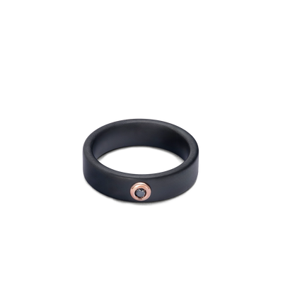 Baraka Cyborg Ceramic Black Diamond Ring - Baraka product