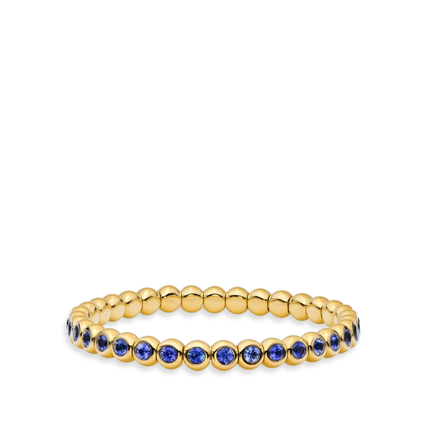 Blue Sapphire Stretch Bracelet
