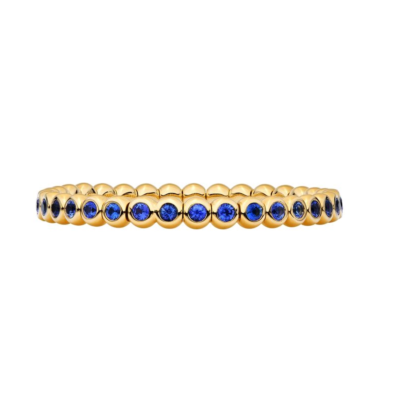 Blue Sapphire Stretch Bracelet