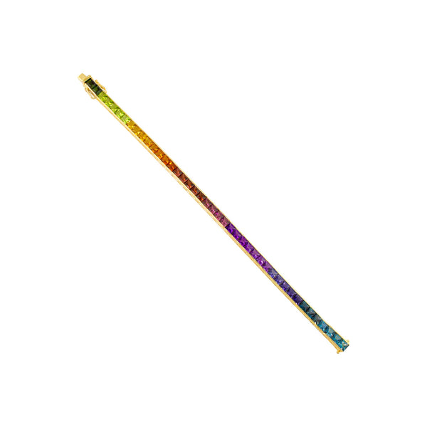 Bellarri Eternal Love Rainbow Gemstone 5mm Bracelet