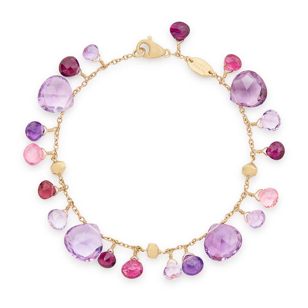 Marco Bicego Paradise Amethyst and Pink Tourmaline Bracelet