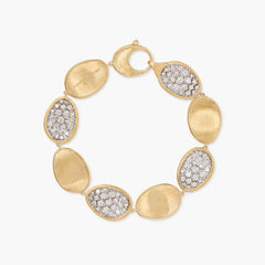 Marco Bicego Lunaria Alta Alternating Diamond Pavé Bracelet