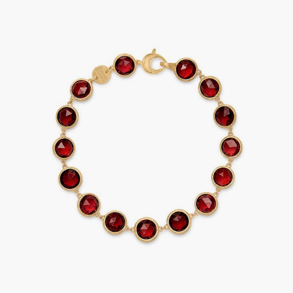Marco Bicego Jaipur Color Red Garnet Bracelet