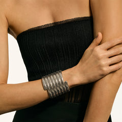 John Hardy Dot Seven Coil Silver Bracelet