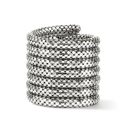 John Hardy Dot Seven Coil Silver Bracelet