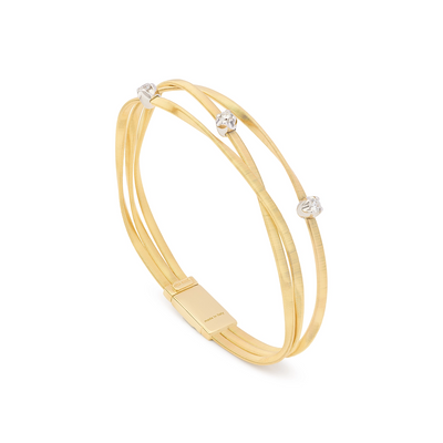 Marco Bicego Marrakech 3-Strand Diamond Station Bracelet - Marco Bicego  product