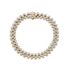 ONDYN Chequer Diamond Tennis Bracelet