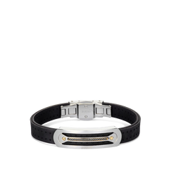 Barakà Vortex Black Diamond Rubber Bracelet