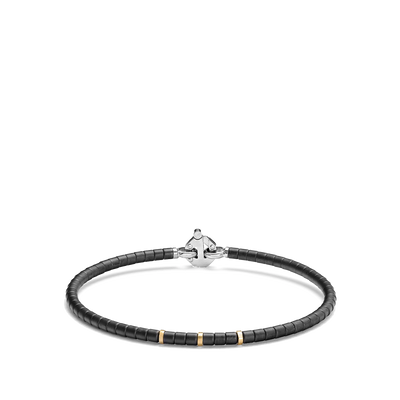 Baraka Cyborg Ceramic Thin Black Three Line Bracelet - Baraka product