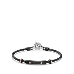 Baraka 316L Rose Screw Thin Cable Bracelet