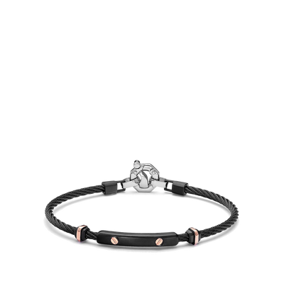 Baraka 316L Rose Screw Thin Cable Bracelet - Baraka product