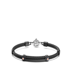 Baraka 316L Black Cable Bracelet