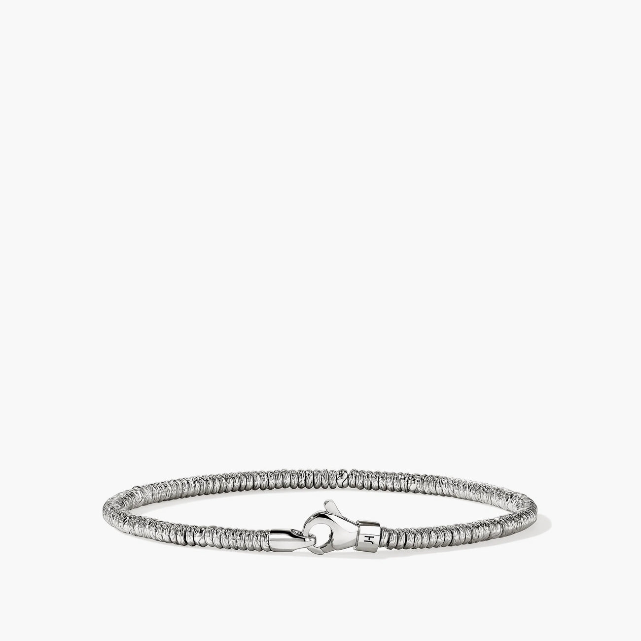 John Hardy 2.5mm Silver Heishi Bracelet