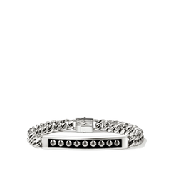 John Hardy Nailhead Silver Station 7.5mm Curb Link Bracelet
