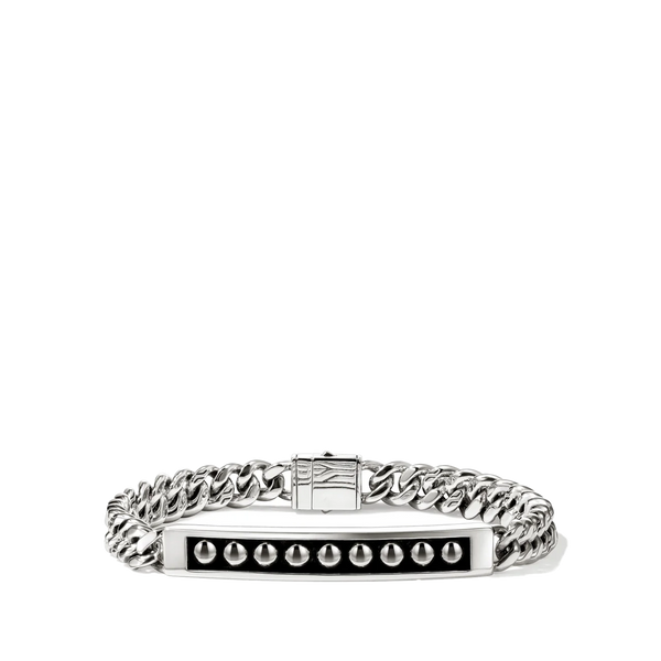 John Hardy Nailhead Silver Station 7.5mm Curb Link Bracelet