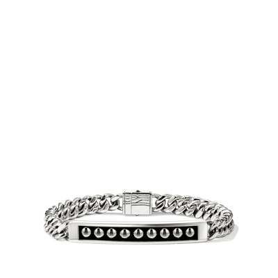 John Hardy Nailhead Silver Station 7.5mm Curb Link Bracelet - John Hardy product