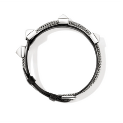 John Hardy Icon Stud Leather Wrap Bracelet