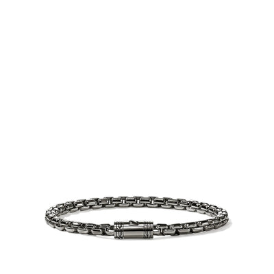 John Hardy Classic Chain Black Rhodium Box Chain Bracelet - John Hardy product