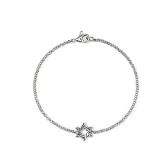 John Hardy Essential Star of David 2mm Silver Chain Bracelet