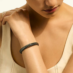 John Hardy Icon Dark Silver 7.5mm Bracelet