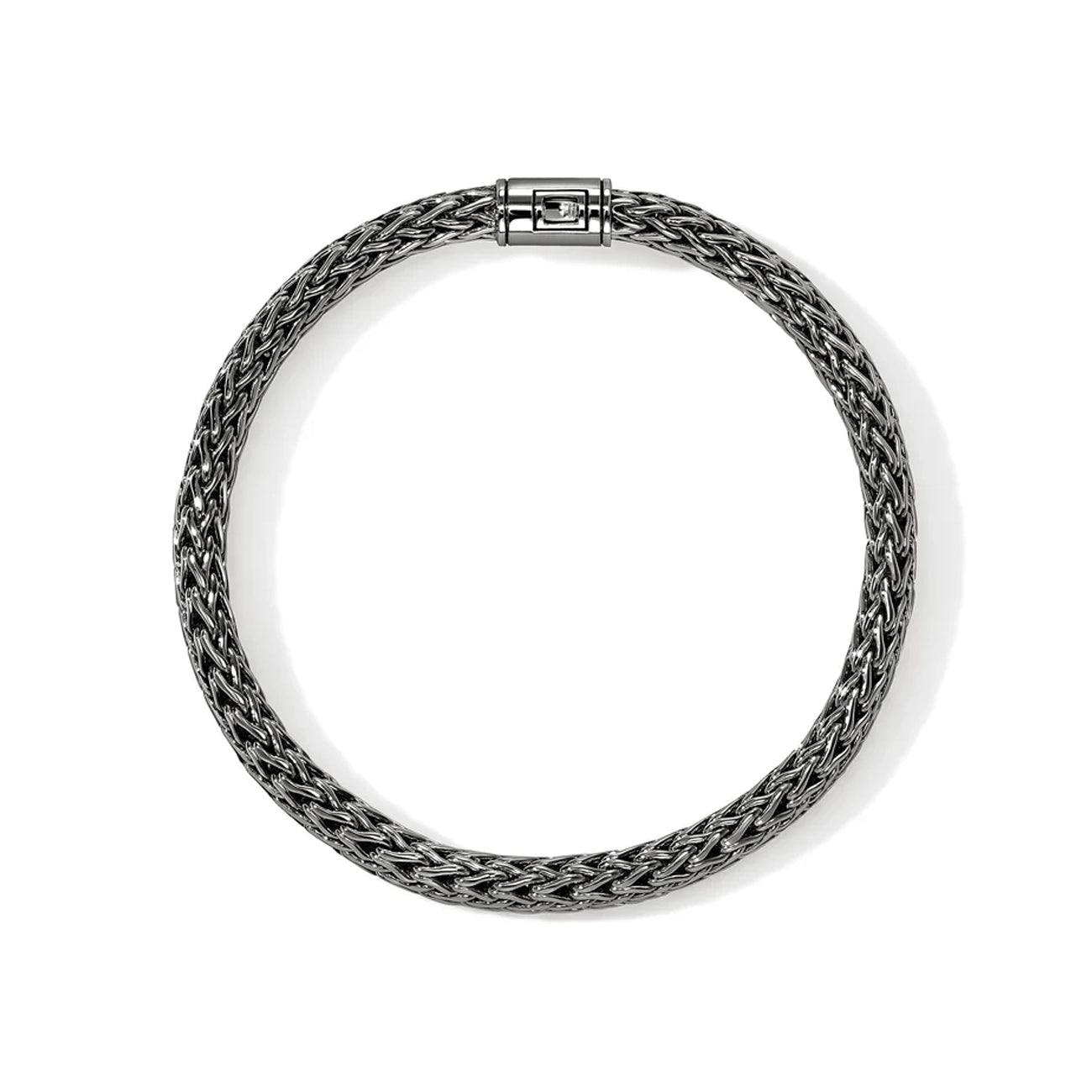 John Hardy Icon Dark Silver 6.5mm Bracelet