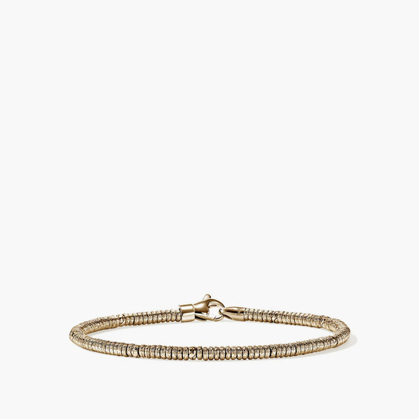 John Hardy 2.5mm Gold Heishi Bracelet