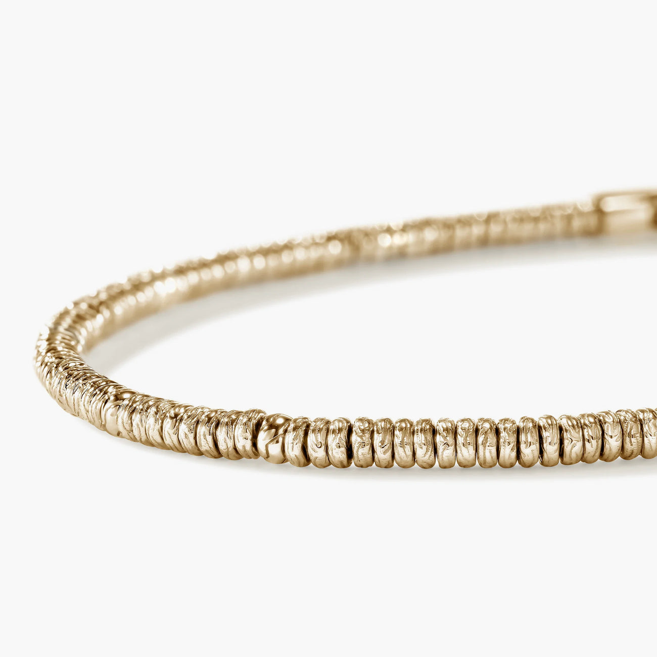 John Hardy 2.5mm Gold Heishi Bracelet