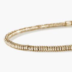 John Hardy 2.5mm Gold Heishi Bracelet