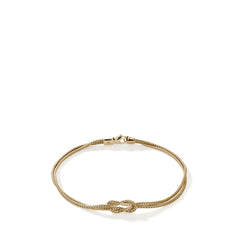 John Hardy Love Knot Double Row Chain Bracelet