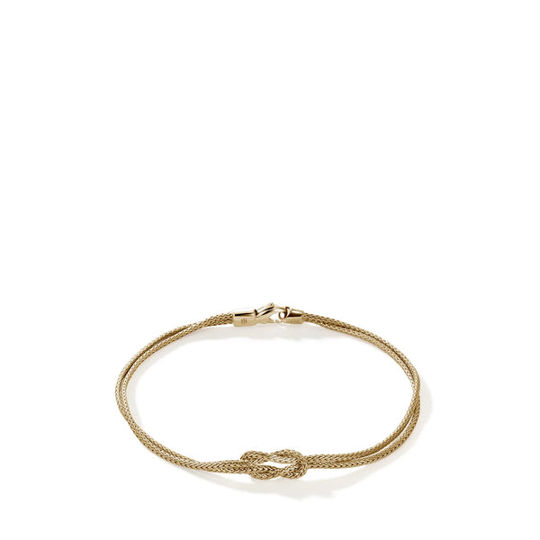 John Hardy Love Knot Double Row Chain Bracelet