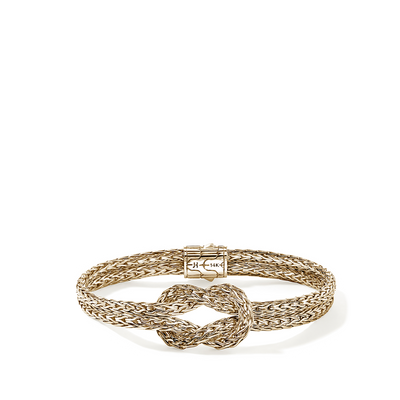 John Hardy Love Knot 7mm Gold Double Row Bracelet - John Hardy product